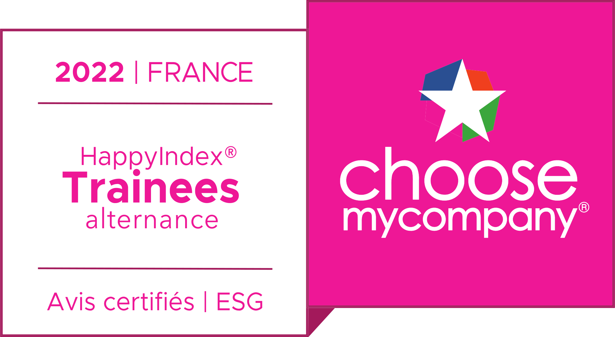 Label HappyIndex®Trainees Alternance | France 2021-2022 | 200-499 interns