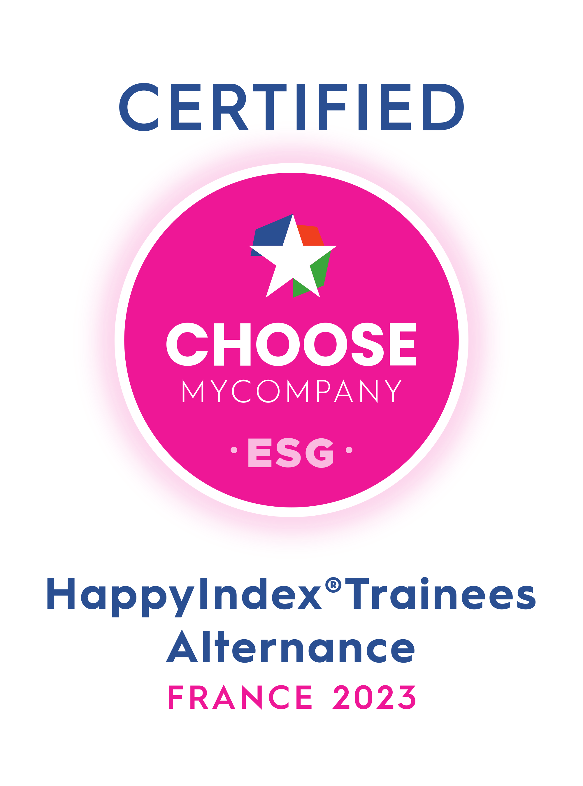 Logo HappyIndex®Trainees Alternance | France 2023