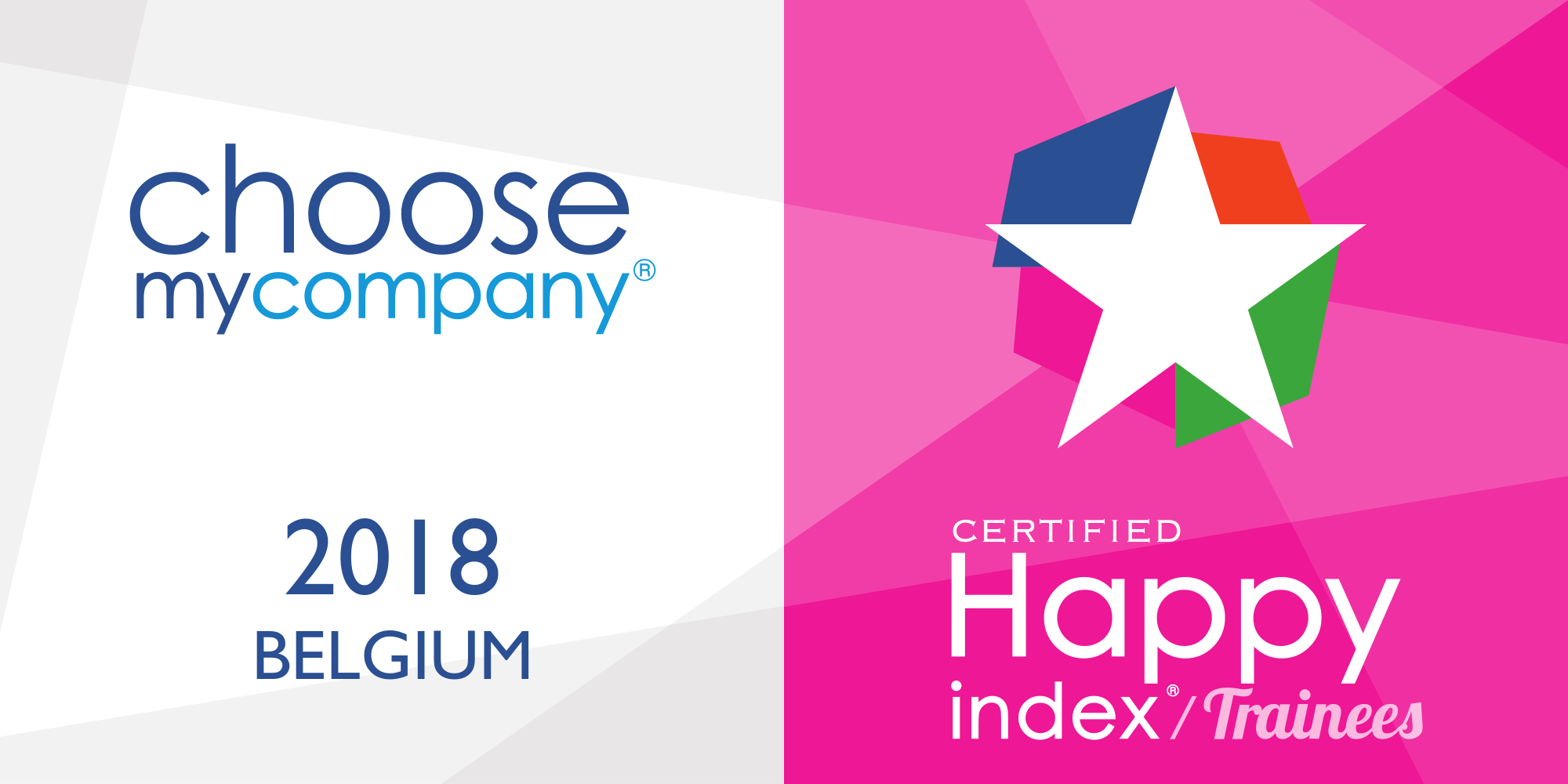 Logo HappyIndex®Trainees | Belgium 2018