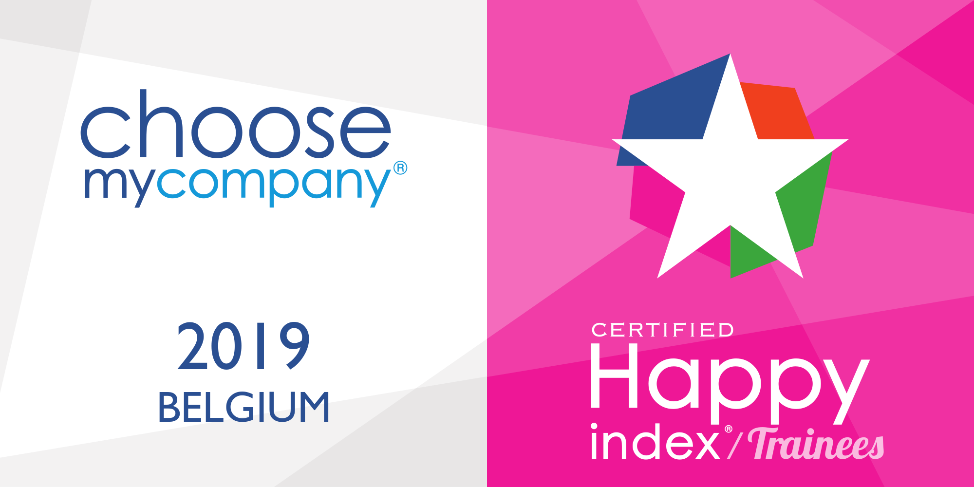 Logo HappyIndex®Trainees | Belgium 2019